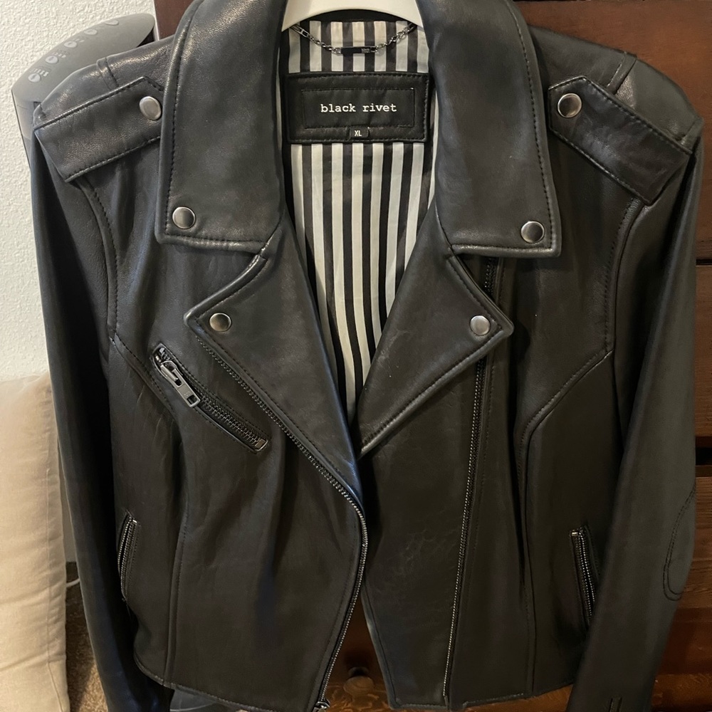 Black River leather jacket